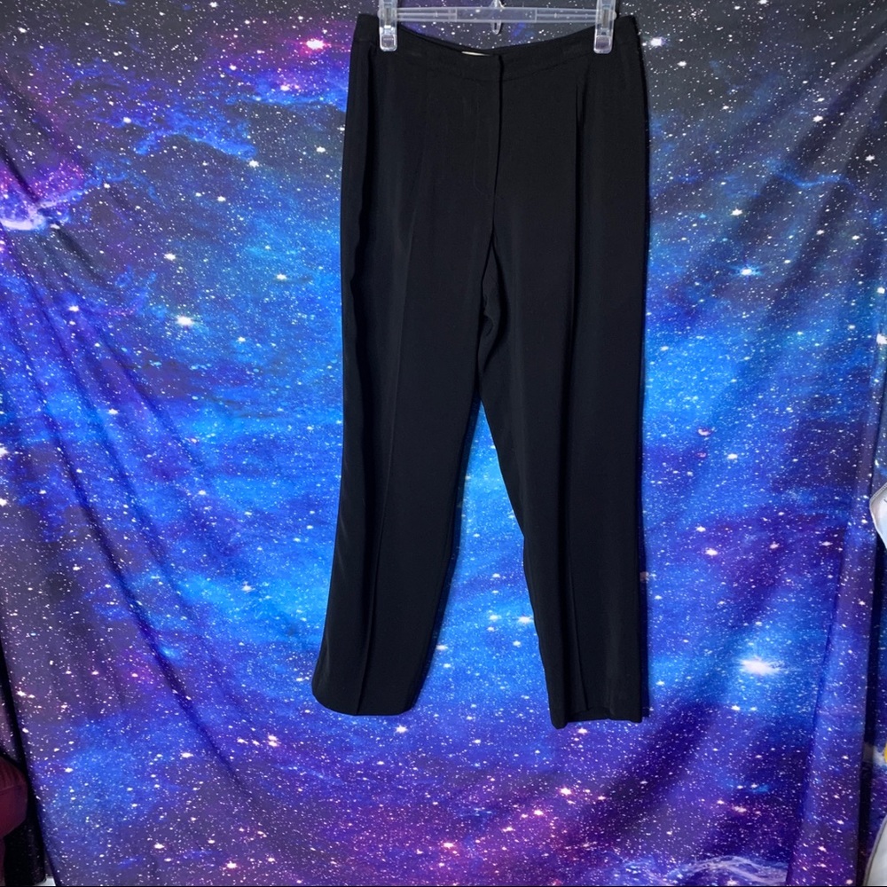 Amanda Smith Petite- Black Shiny Trousers size 10P